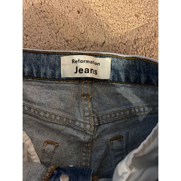 Reformation Jeans Serena High Skinny Crop in Augusta Wash 26 - Picture 7 of 7